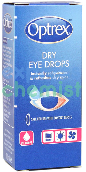 Optrex Dry Eyes Lubricating Eye Drops 10ml