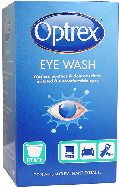 Optrex Eye Wash 110ml With Eye Bath