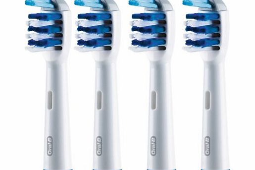 Braun Oral-B EB30-4 TriZone Replacement Rechargeable Toothbrush Heads - Pack of 4