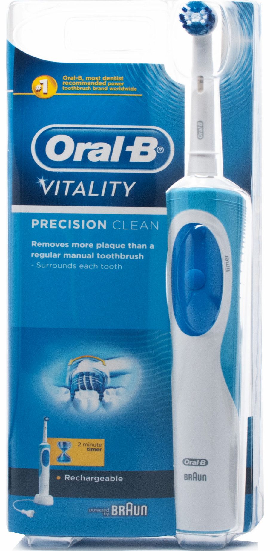 Oral B D12 Vitality Precision Clean Blue