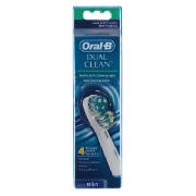 Oral-B Dual Clean 4 Pack Refill Heads