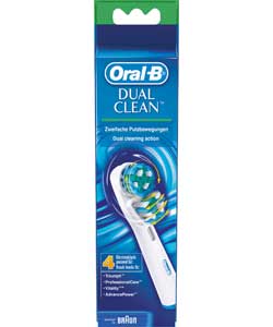 Oral-B Dual Clean 4pk Refill