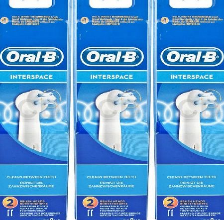 Oral B Two Oral-B Interspace Brush Heads 3 Pack