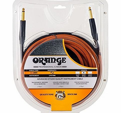 Orange Amps Orange 10 ft Instrument Cable Woven