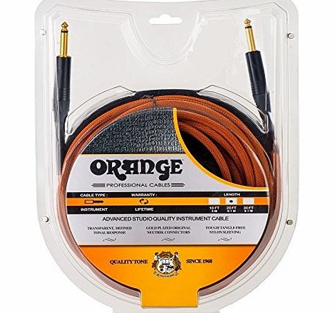 Orange Amps Orange 10 ft Instrument Cable Woven