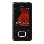 Orange LG Chocolate Mobile Phone Black