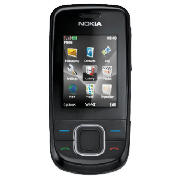 Orange Nokia 3600 Mobile Phone Black