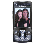 Orange Samsung G600 Mobile Phone Black