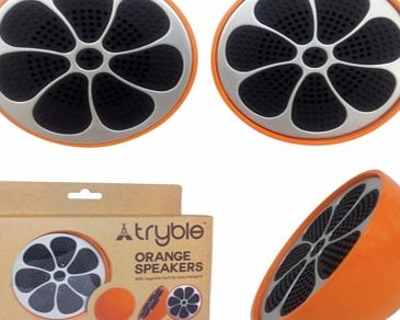 ORANGE Shaped Mini Speakers Set 4471P