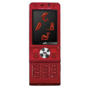 Orange Sony Ericsson W910i Mobile Phone Red