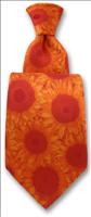 Orange Sunflower Tie by Robert Charles