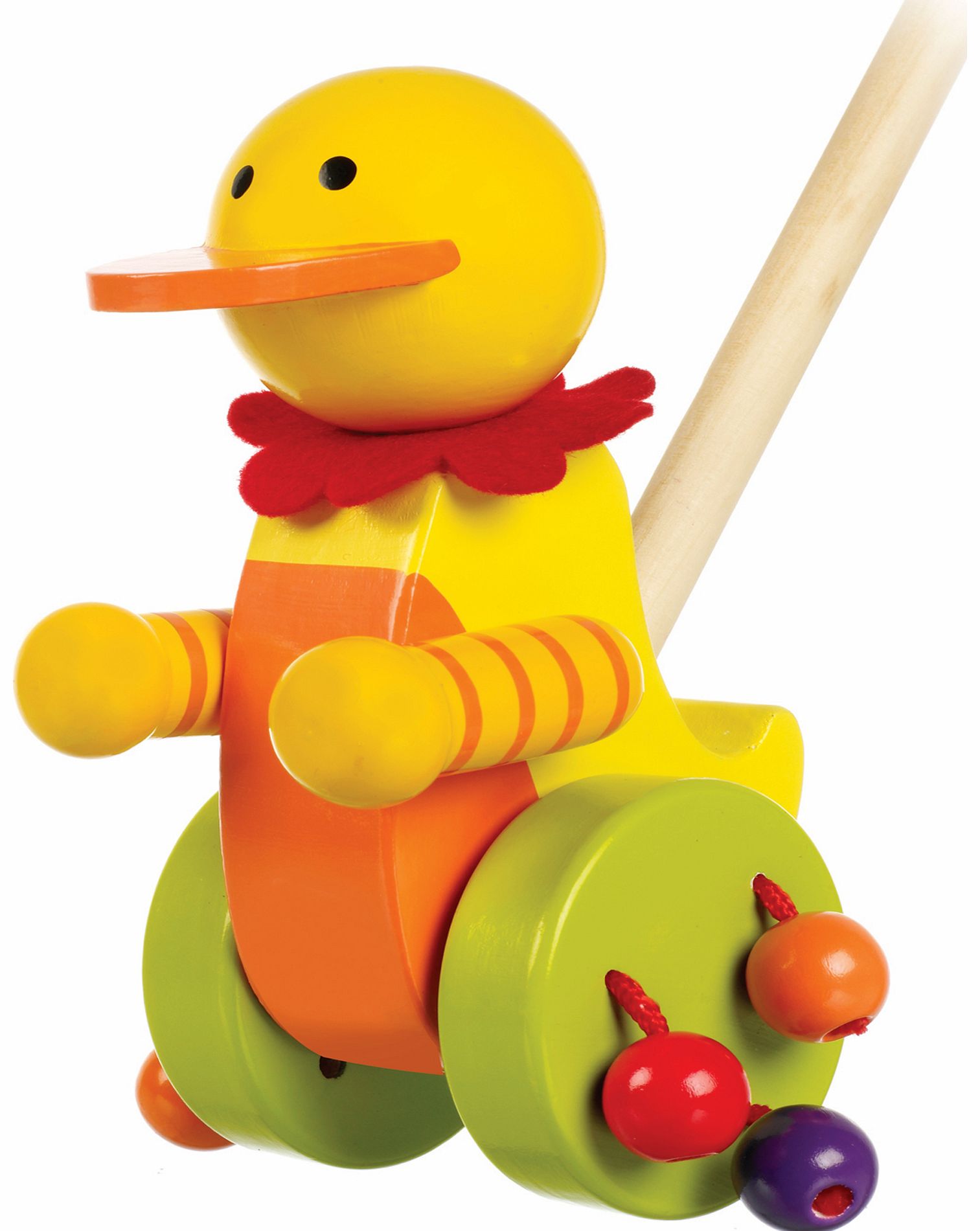 Orange Tree Toys Duck Push Along