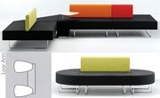 Orangebox Boundary Upholstery System Low Arm Unit With Large Tablet x2 - From Orangebox