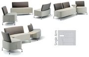Orangebox Path Upholstery System Single Arm Unit - From Orangebox