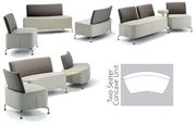 Orangebox Path Upholstery System Two Seater Concave Unit - From Orangebox