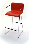 Orangebox Peak Upholstered Armed Stool - From Orangebox