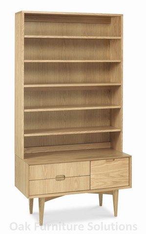 Orbit Oak Bookcase
