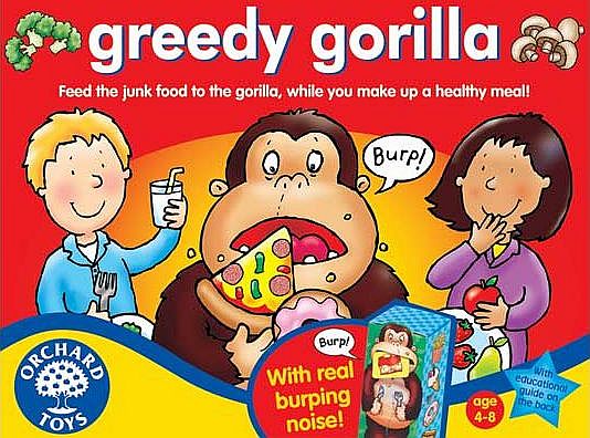 Orchard Toys greedy gorilla game