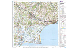 Ordnance Survey : Landranger Map 1:50 000 - Ashford and Romney Marsh 189