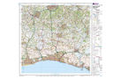 Ordnance Survey : Landranger Map 1:50 000 - Brighton and Downs 198