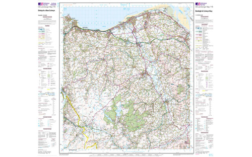 Ordnance Survey OS Landranger Map 1:50 000 - Denbigh & Colwyn Bay 116