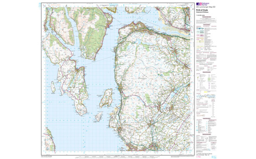 Ordnance Survey OS Landranger Map 1:50 000 - Firth of Clyde 63