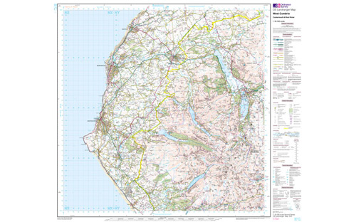 Ordnance Survey OS Landranger Map 1:50 000 - West Cumbria 89
