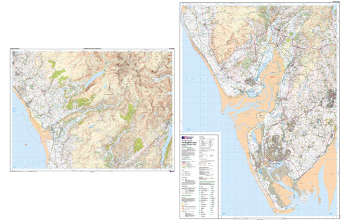Ordnance Survey OS Outdoor Leisure Maps 1:25 000 - The English Lake District South West OL6