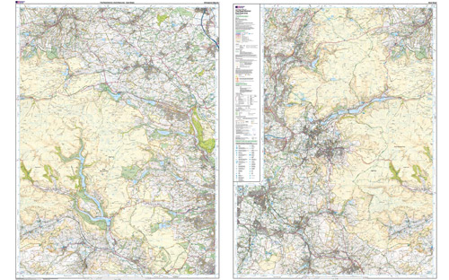 Ordnance Survey OS Outdoor Leisure Maps 1:25 000 - The Peak District Dark Peak OL1