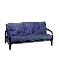 Black Futon and Denim Mattress