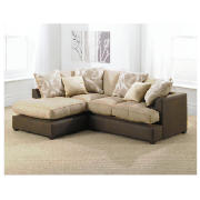 Oregon left hand facing Corner Sofa, Chocolate
