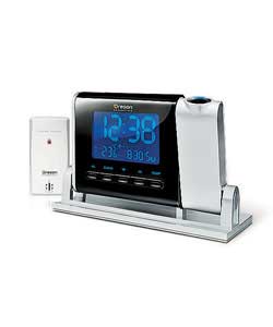 Oregon Radio Controlled Projection Clock with Temperature