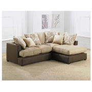 oregon right hand facing Corner Sofa, Chocolate