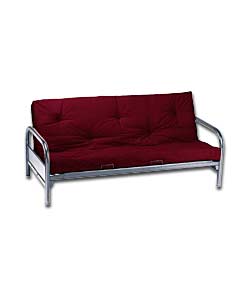Silver Futon and Wine Mattress