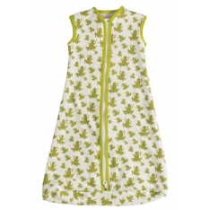 Organics for Kids Green Frogs Sleeping Bag