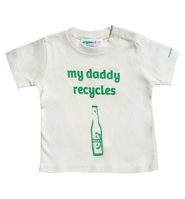 OrganicZOO My Daddy Recycles Organic T-Shirt