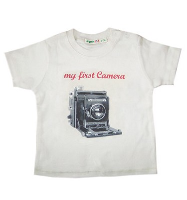 Organic Cotton My First Camera T-Shirt