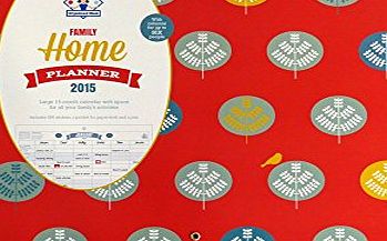 2015 Organised Mum Family Home Planner Calendar (16-months - can be used straightaway until Dec 15)