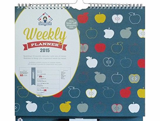 Organised Mum 2015 Organised Mum Weekly Planner Wall Calendar