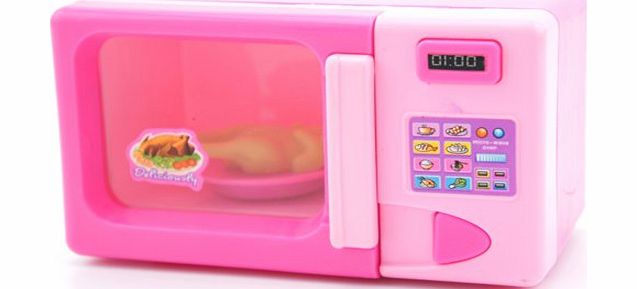 OrientalKids - Kitchen Play Pretend Mini Electric Appliance Microwave Oven Educational Toys For Kids