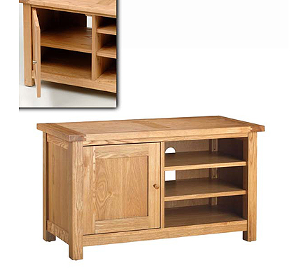 Origin Red Chesterfield Ash 1 Door TV Unit