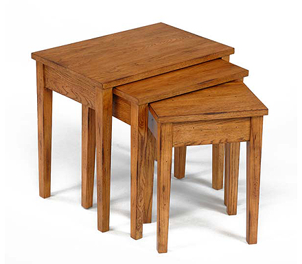 Origin Red Greenwich Oak Nest of Tables