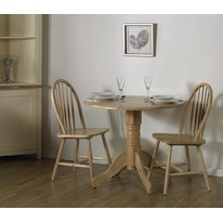 Origin Red Liefeld Drop Leaf Round Dining Set in Natural