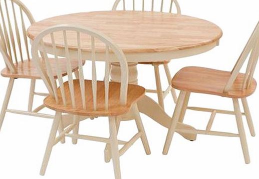 Origin Red UK Ltd GRADE A1 - Origin Red York Round Dining Set in
