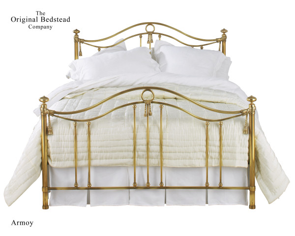 Original Bedsteads Armoy Brass Bed Frame Super Kingsize 180cm