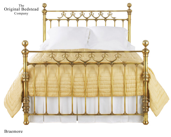 Original Bedsteads Braemore Brass Bed Frame Double 135cm