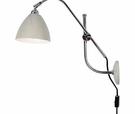 Original BTC British Task Wall Light, Putty