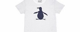 Original Penguin 2-4yrs white polka dot cotton T-shirt