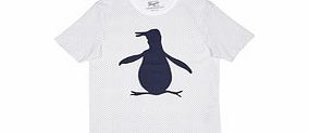 Original Penguin 2-7yrs white polka dot cotton T-shirt