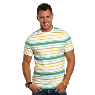 Original Penguin Distress Stripe T-Shirt